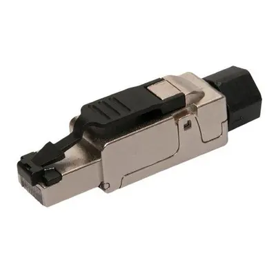 Konektor Solarix SXRJ45-6A-STP-BK-SA STP 8p8c, Cat 6a, drát, průmyslový, samořezný, 11910002