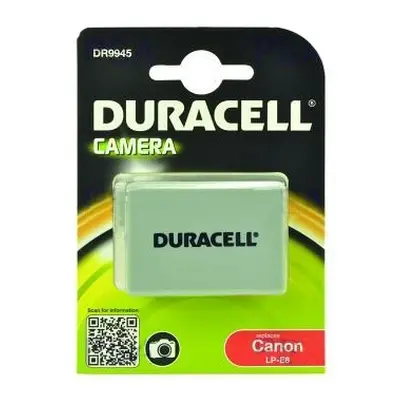 DURACELL Baterie - DR9945 pro Canon LP-E8, černá, 1020 mAh, 7.4V