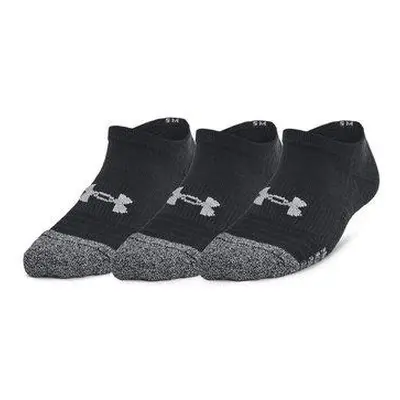 Under Armour Dětské sportovní ponožky Heatgear 3-Pack No Show Youth black S, Černá