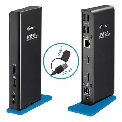 i-tec dokovací stanice USB 3.0/USB-C Dual HDMI/ 2x HDMI/ 2x USB 3.0/ 4x USB 2.0/ LAN, U3DUALHDMI