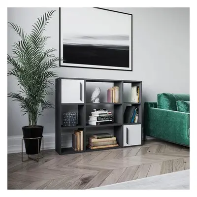 Hanah Home Bookshelf Randall - Anthracite, White AnthraciteWhite