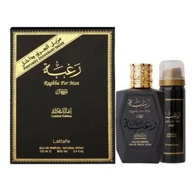 Lattafa Raghba For Man EDP 100 ml + deospray 25 ml dárková sada