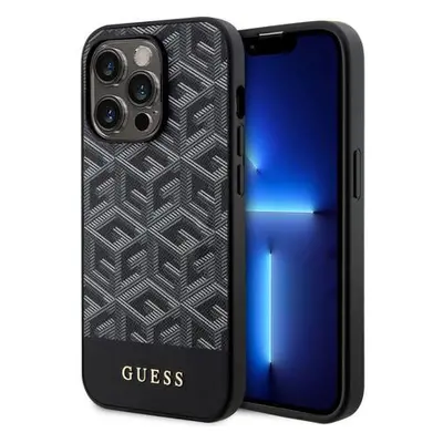 Guess PU G Cube MagSafe Zadní Kryt pro iPhone 15 Pro Black