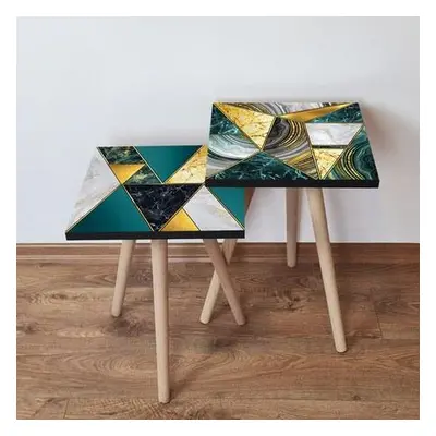 Hanah Home Nesting Table (2 Pieces) 2SHP417 - Multicolor