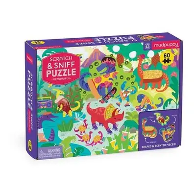 Mudpuppy Puzzle Pizzasaurus 60dílné s vůní