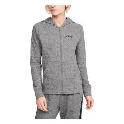 Under Armour Dámská mikina Rival Terry FZ Hoodie steel full heather M