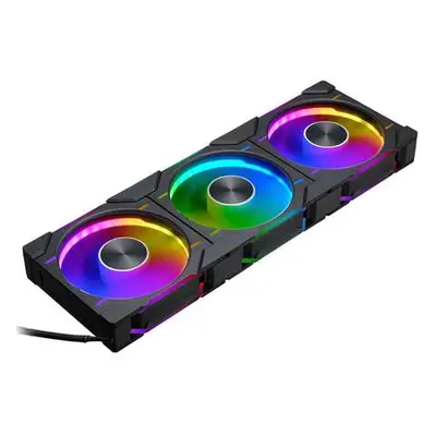 PHANTEKS D30 PWM D-RGB 120mm ventilátor, 3ks, černý, PH-F120D30_DRGB_PWM_BK01_3P