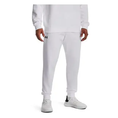 Under Armour Pánské tepláky Rival Fleece Joggers white XL