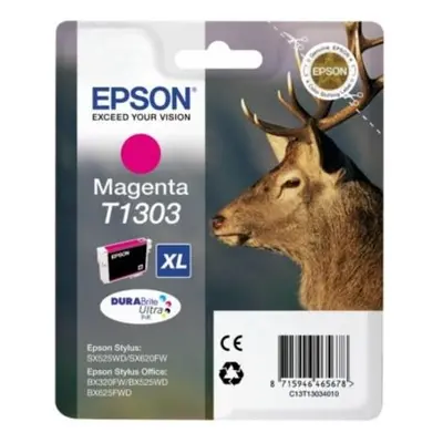 Epson inkoustová náplň/ T1303/ Singlepack DURABrite Ultra Ink/ XL Magena, C13T13034012