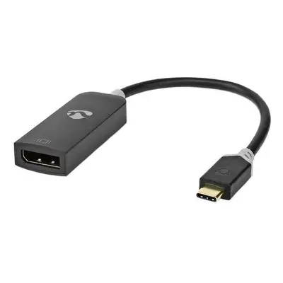 NEDIS kabelový adaptér USB 3.2 Gen 1/ USB-C zástrčka - DisplayPort zásuvka/ kulatý/ černý/ BOX/ 