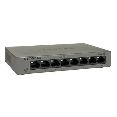 NETGEAR 8PT GE UNMANAGED SW METAL LP, GS308, GS308-300PES