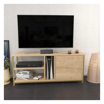 Hanah Home TV Stand Neola - Gold, Oak GoldOak