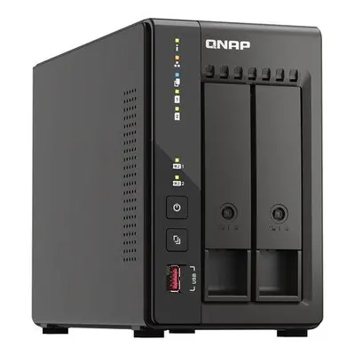 QNAP TS-253E-8G (4core 2,6GHz, 8GB RAM, 2x SATA, 2x M.2 NVMe slot, 2x HDMI 4K, 2x 2,5GbE, 4x USB