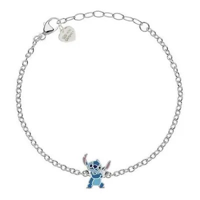 Disney Hravý stříbrný náramek Stitch Lilo & Stitch BS00094SL-65.CS