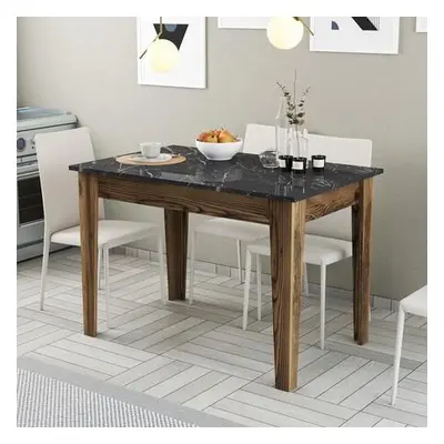 Hanah Home Kitchen Table Kiev 509 - Walnut, Black