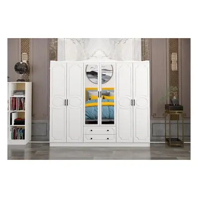 Hanah Home Wardrobe Mihra 206 - White