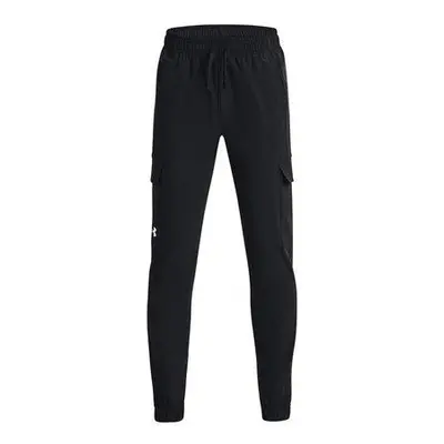 Under Armour Chlapecké tepláky Pennant Woven Cargo Pant black YXL, Černá, 160 - 170