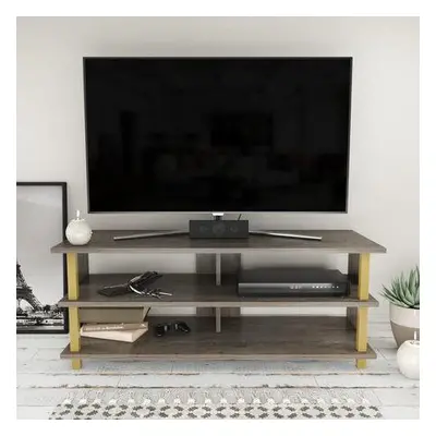 Hanah Home TV Stand Pueblo - Gold, Dark Grey GoldDark Grey