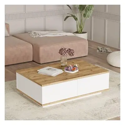 Hanah Home Coffee Table FR14-AW Atlantic PineWhite