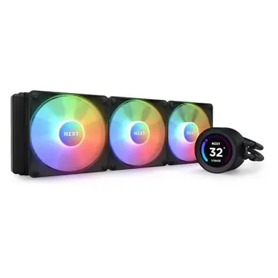 NZXT vodní chladič Kraken 360 ELITE RGB / 3x120mm RGB fan / 4-pin PWM / LCD disp. / 6 let, RL-KR