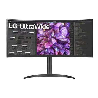 LG IPS monitor 34WQ75C QHD / prohnutý / 34" / 3440x1440 / 300cd/m2 / 5ms GtG /HDMI / DP / USB-C 