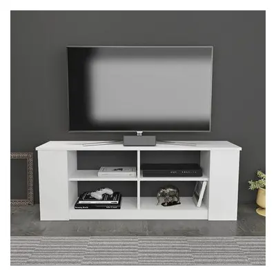 Hanah Home TV Stand Space - White