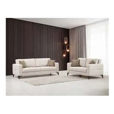 Atelier del Sofa Sofa Set Kristal 3+2 - Beige