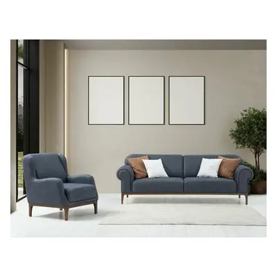 Atelier del Sofa Sofa Set London Set - Anthracite