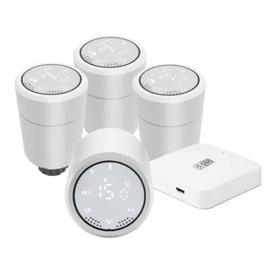 IMMAX NEO SMART Termostatická hlavice 4+1 Starter Kit, Zigbee, TUYA