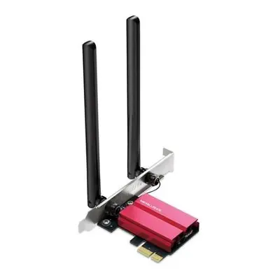 MERCUSYS MA86XE WiFi6E PCIe adapter (AXE5400,2,4GHz/5GHz/6GHz,Bluetooth5.3), MA86XE