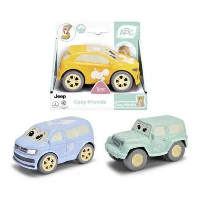 ABC Cozy Friends auto 11 cm, 3 druhy