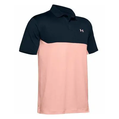 Under Armour Pánské triko s límečkem Performance Polo 2.0 Colorblock academy S, Tmavě, modrá