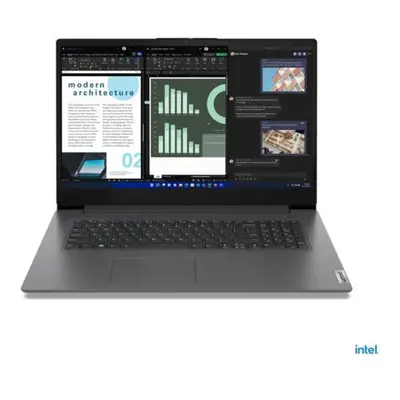 Lenovo V17 G3/ i3-1215U/ 8GB DDR4/ 256GB SSD/ Intel UHD/ 17,3" FHD/ matný/ W11P/ šedý, 82U1001LC