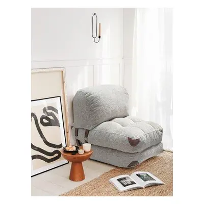 Atelier del Sofa 1-Seat Sofa-Bed Fold Teddy - Grey