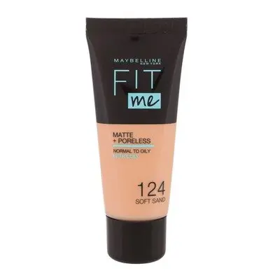 Maybelline Sjednocující make-up s matujícím efektem Fit Me! Matte & Poreless Make-Up 124 Soft Sa