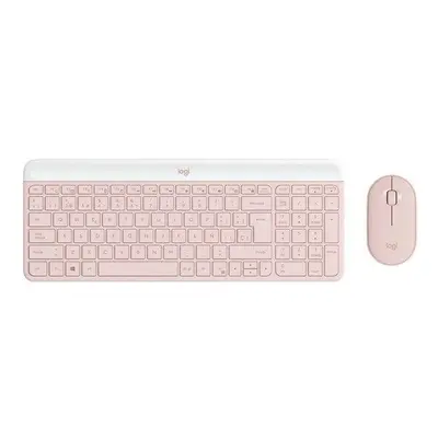 Logitech Slim Wireless Keyboard and Mouse Combo MK470 - ROSE - US INT'L - INTNL, 920-011322