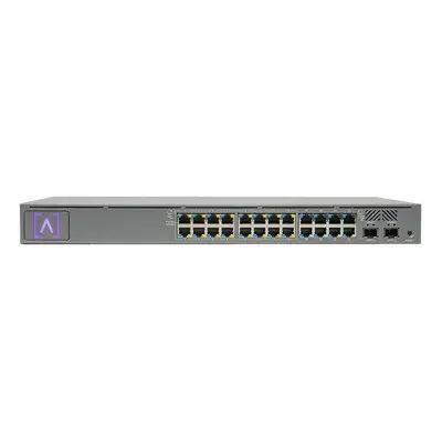 ALTA Switch 24 POE - 24x Gbit RJ45, 2x SFP+ port, 16x PoE 802.3at (PoE budget 240W), S24-POE