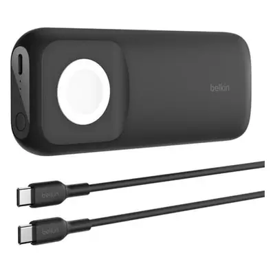 Belkin BoostCharge Pro powerbanka pro Apple Watch, USB-C, 10000mAh, černá