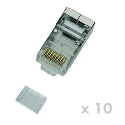 DATACOM Plug STP CAT6 8p8c- RJ45 drát (10ks), 4136