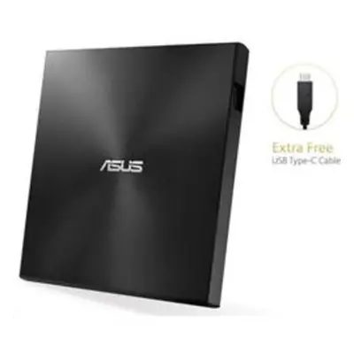 ASUS ZenDrive External Slim SDRW-08U9M-U/BLK/G/AS/P2G, Retail, černá, BUNDLE, 90DD02A0-M29000