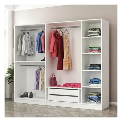 Hanah Home Wardrobe Kale 210 - White -v2