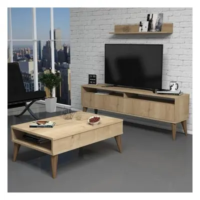 Hanah Home Living Room Furniture Set Best - Oak