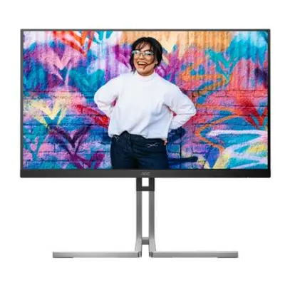 AOC LCD Q27U3CV 27" IPS QD/2560x1440@75Hz/4ms/420cd/HDMI/DP/4xUSB/USB-C/RJ45/Repro/Pivot/HAS/VES