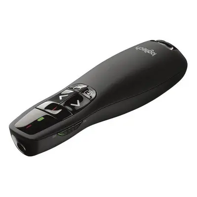 Logitech Presenter R400/ bezdrátový/ 2,4 GHz/ USB/ červené laser ukazovátko