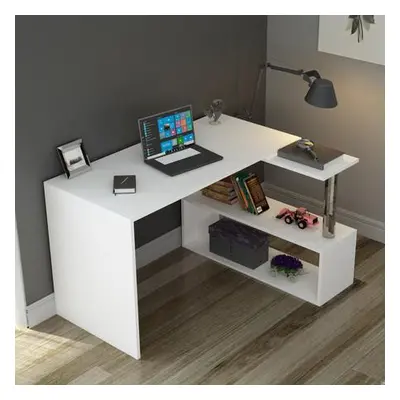 Hanah Home Study Desk Beta Olek White