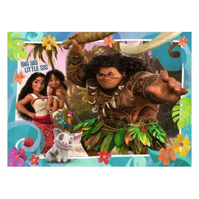 RAVENSBURGER Puzzle Disney: Odvážná Vaiana XXL 100 dílků