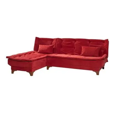 Atelier del Sofa Corner Sofa-Bed Kelebek Köşe Left Claret Red