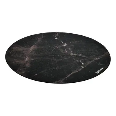 AROZZI Zona Floorpad Black Marble/ ochranná podložka na podlahu/ kulatá 121 cm průměr/ design če