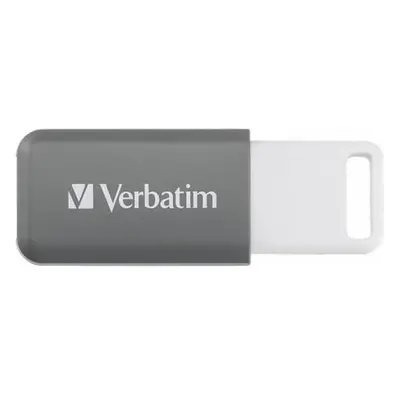 Flash disk "Databar", 128GB, USB 2.0, šedá, VERBATIM 49456, 49456