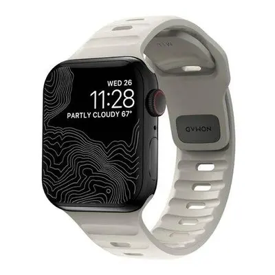 Sportovní řemínek Nomad pro Apple Watch 44-49 mm - Kamenný